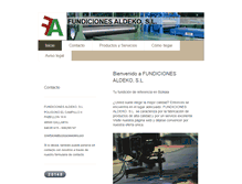 Tablet Screenshot of fundicionesaldeko.com